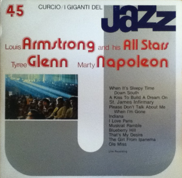 Louis Armstrong And - I Giganti Del Jazz Vol. 45 - Used Vinyl Record image 1