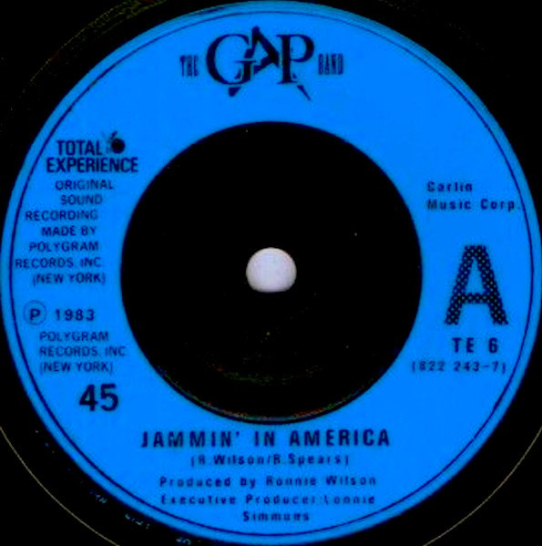 Gap Band - Jammin' In America / Burn Rubber On Me - Used Vinyl Record 7" image 1