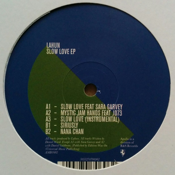 Lahun - Slow Love EP - Vinyl Record 12" image 1