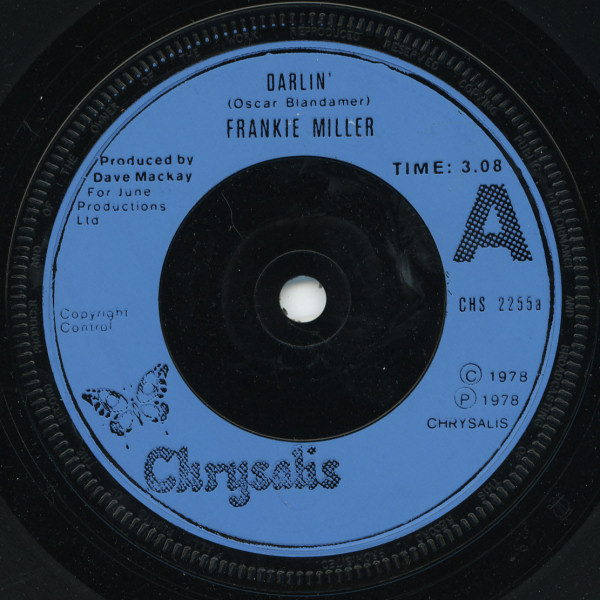 Frankie Miller - Darlin' - Used Vinyl Record 7" image 1