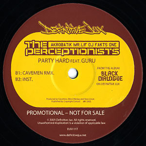 Perceptionists - Party Hard - Used Vinyl Record 12" image 1