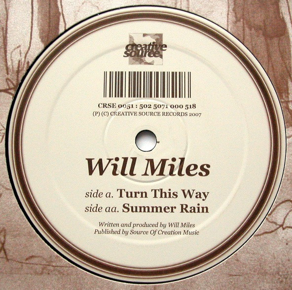 Will Miles - Turn This Way / Summer Rain - Vinyl Record 12" image 1