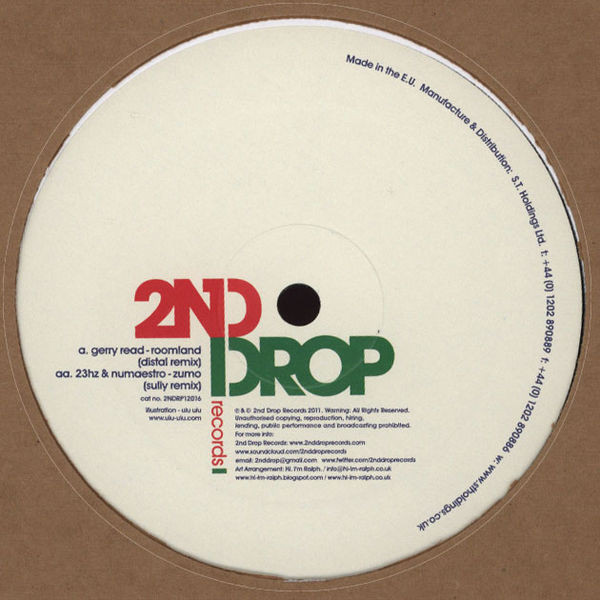 Gerry Read - Roomland (Distal Remix) / Zumo (Sully Remix) - Vinyl Rec image 1