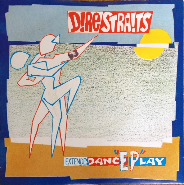 Dire Straits - Twisting By The Pool - Used Vinyl Record 7" image 1