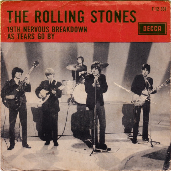 Rolling Stones - 19th Nervous Breakdown / As Tears Go By - Used Vinyl R image 1