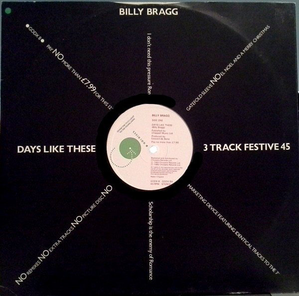 Billy Bragg - Days Like These - Used Vinyl Record 12" image 1