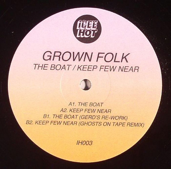 Grown Folk - Boat / Keep Few Near - Vinyl Record 12" image 1