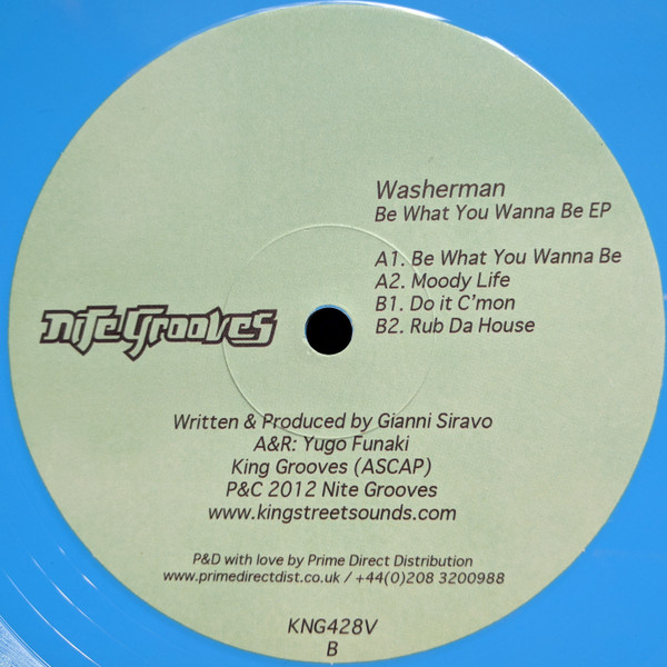 Washerman - Be What You Wanna Be EP - Vinyl Record 12" image 1