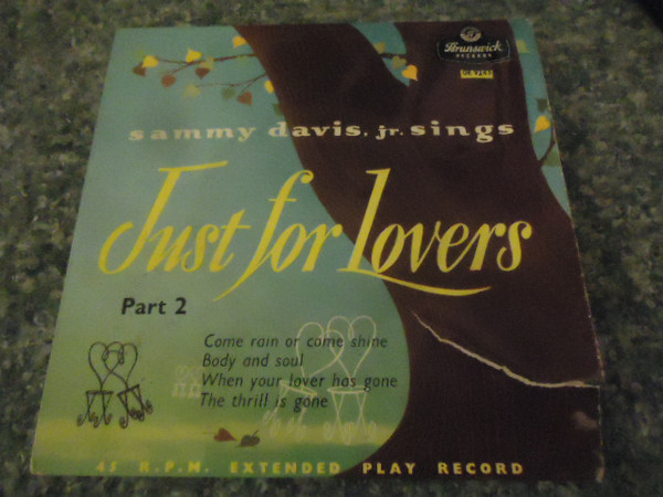 Sammy Davis Jr. - Just For Lovers - Part 2 - Used Vinyl Record 7" image 1