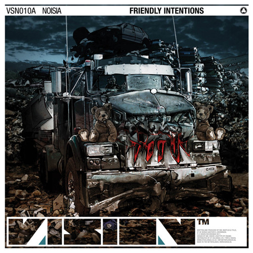 Noisia - Friendly Intentions / Displaced - Vinyl Record 12" image 1