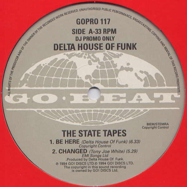 Delta House Of Funk - State Tapes - Used Vinyl Record 12" image 1