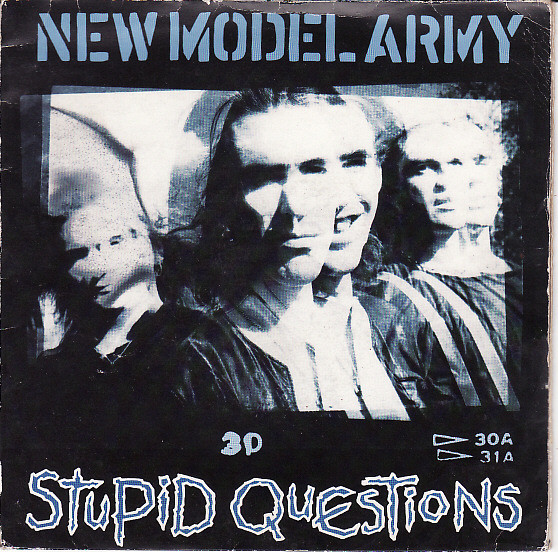 New Model Army - Stupid Questions - Used Vinyl Record 7" image 1