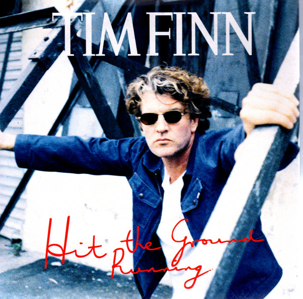 Tim Finn - Hit The Ground Running - Used Vinyl Record 7" image 1