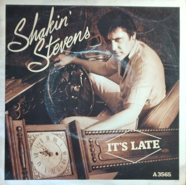 Shakin' Stevens - It's Late - Used Vinyl Record 7" image 1