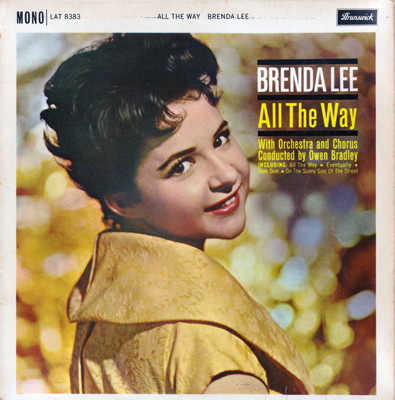 Brenda Lee - All The Way - Used Vinyl Record image 1