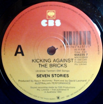 Seven Stories - Kicking Against The Bricks - Used Vinyl Record 7" image 1