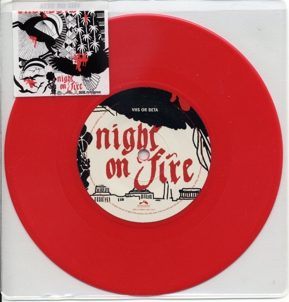 VHS Or Beta - Night On Fire - Used Vinyl Record 7" image 1