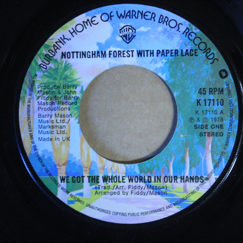 Nottingham Forest - We Got The Whole World In Our Hands - Used Vinyl image 1