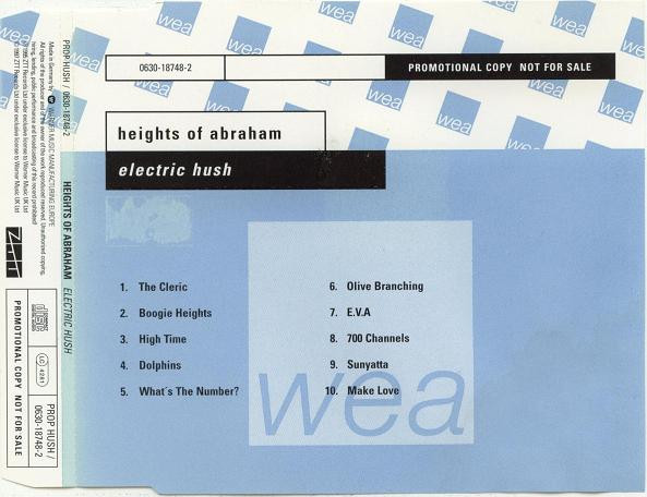 Heights Of Abraham - Electric Hush - Used CD image 1