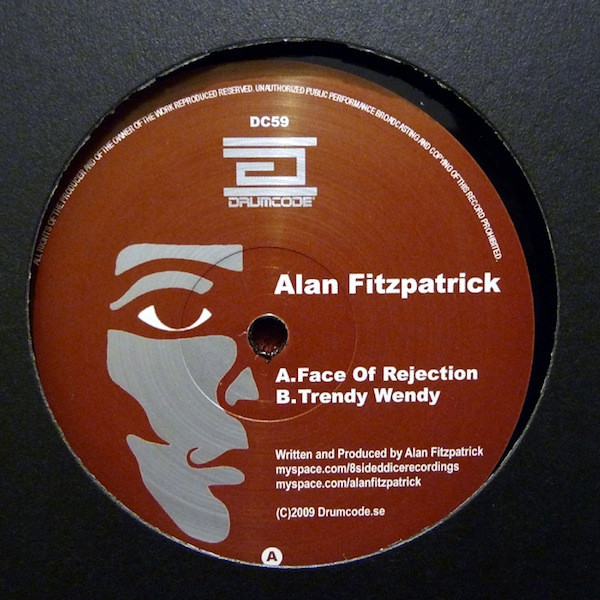 Alan Fitzpatrick - Face Of Rejection / Trendy Wendy - Vinyl Record 12 image 1