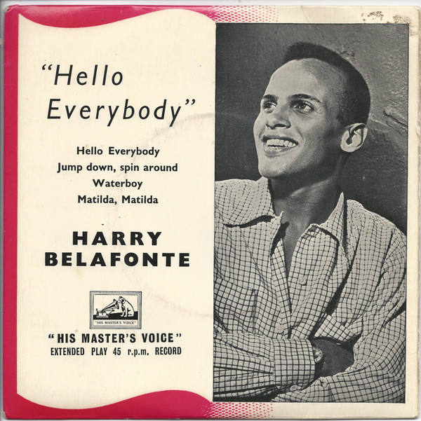 Harry Belafonte - Hello Everybody - Used Vinyl Record 7" image 1