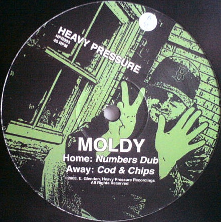 Moldy - Numbers Dub / Cod & Chips - Vinyl Record 12" image 1