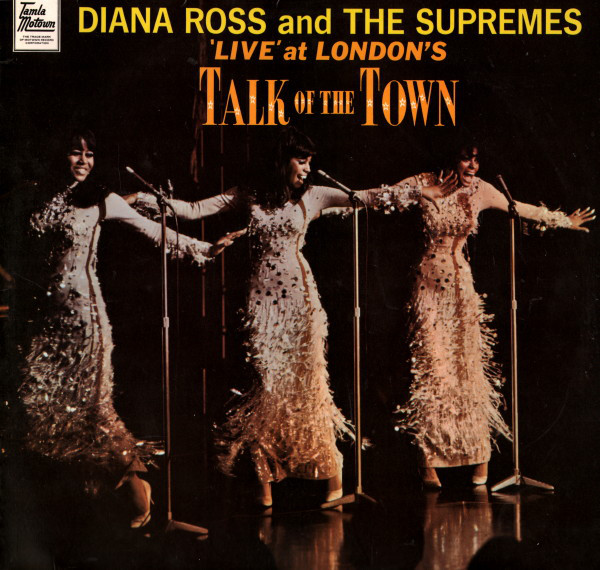 Diana Ross - 'Live' At London's Talk Of The Town - Used Vinyl Record image 1