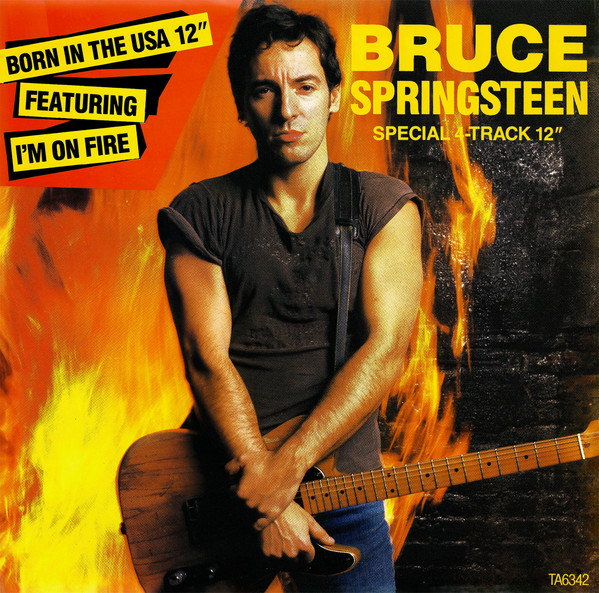 Bruce Springsteen - I'm On Fire / Born In The USA - Used Vinyl Record 1 image 1