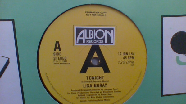 Lisa Boray - Tonight - Used Vinyl Record 12" image 1