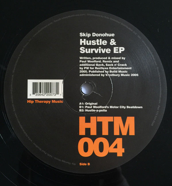 Skip Donahue - Hustle & Survive EP - Used Vinyl Record 12" image 1