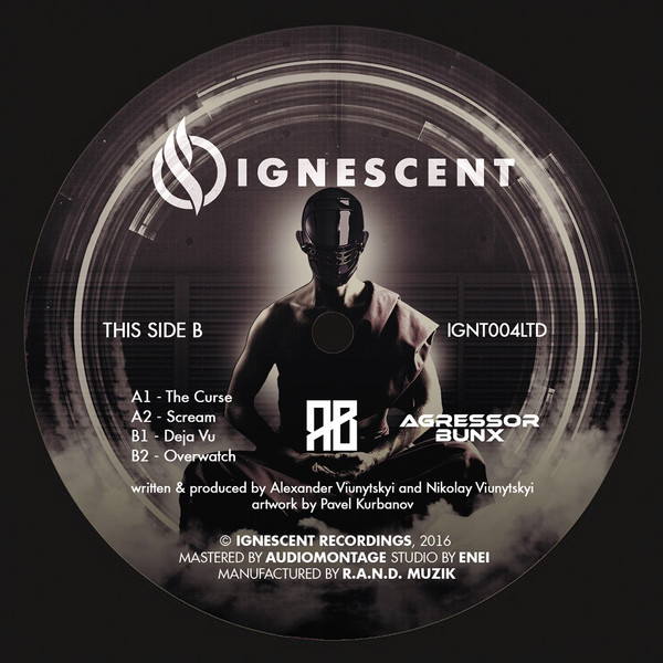 Agressor Bunx - Curse EP - Vinyl Record 12" image 1