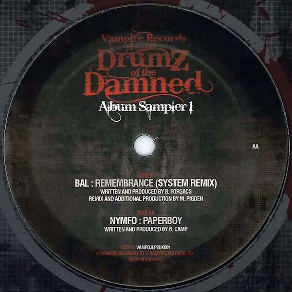 Bal - Drumz Of The Damned Album Sampler 1 - Vinyl Record 12" image 1