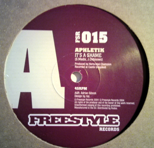 Aphletik - It's A Shame - Used Vinyl Record 12" image 1