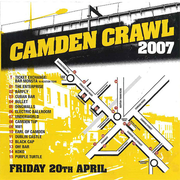 Various - Camden Crawl 2007 - Used CD image 1