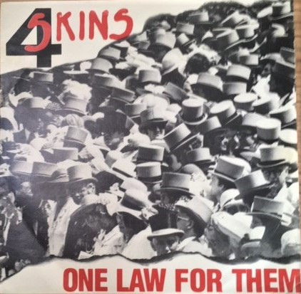 4 Skins - One Law For Them - Used Vinyl Record 7" image 1