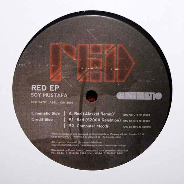 Soy Mustafa - Red EP - Vinyl Record 12" image 1