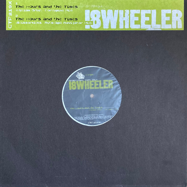 18 Wheeler - Hours And The Times - Used Vinyl Record 12" image 1