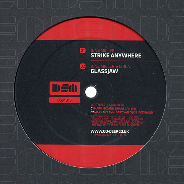 June Miller - Strike Anywhere / Glassjaw - Vinyl Record 12" image 1
