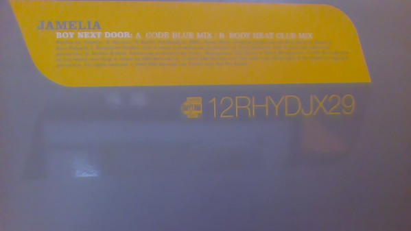Jamelia - Boy Next Door - Raw Soul & Stush Mixes - Used Vinyl image 1