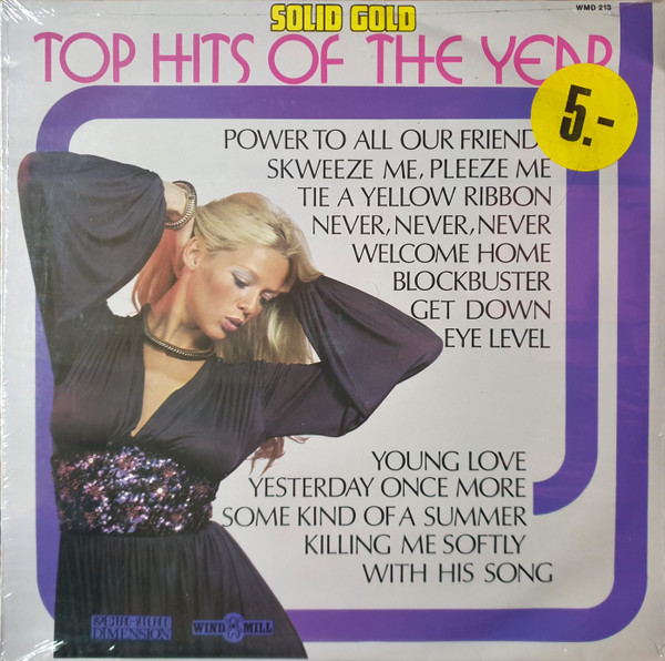 Unknown Artist - Solid Gold Top Hits Of The Year - Used Vinyl Record image 1