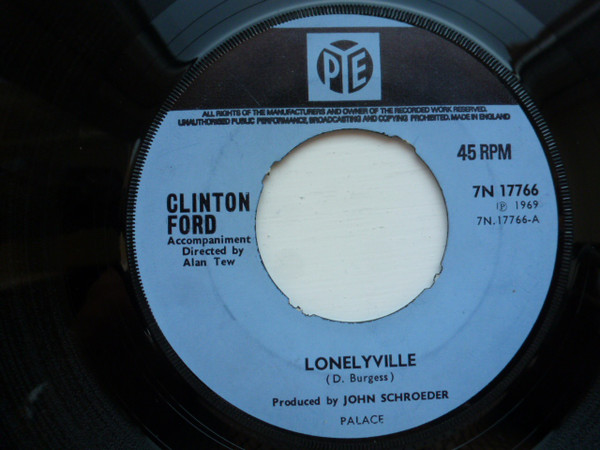 Clinton Ford - Lonelyville - Used Vinyl Record 7" image 1