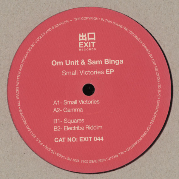 Om Unit - Small Victories EP - Vinyl Record 12" image 1
