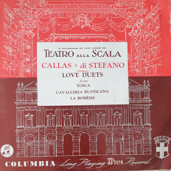 Maria Callas - Love Duets - Used Vinyl Record image 1