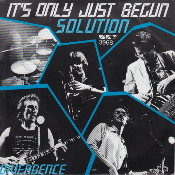 Solution - It's Only Just Begun - Used Vinyl Record 7" image 1