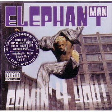 Elephant Man - Comin' 4 You - Used CD image 1