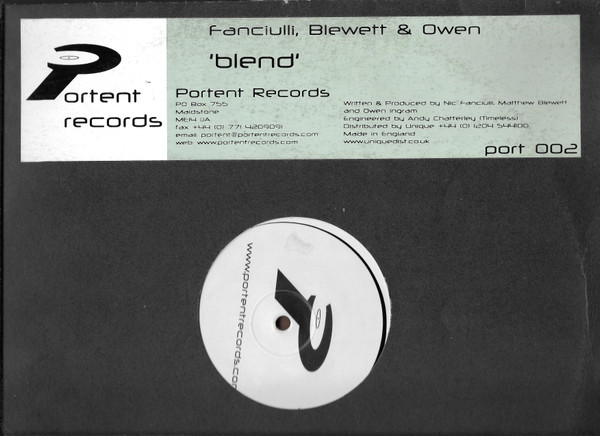 Fanciulli - Blend - Used Vinyl Record 12" image 1