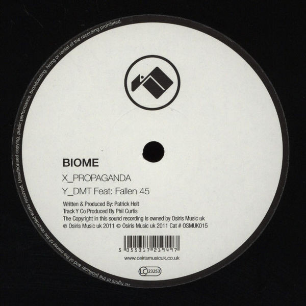 Biome - Propaganda / DMT - Vinyl Record 12" image 1