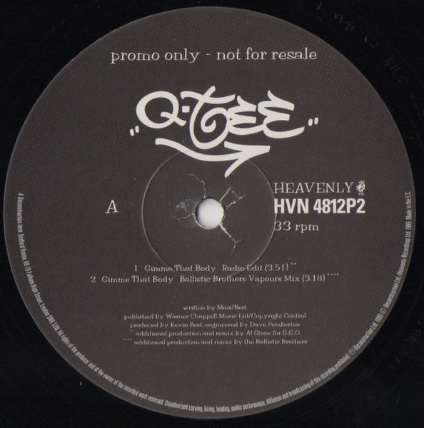 Q-Tee - Gimme That Body - Used Vinyl Record 12" image 1