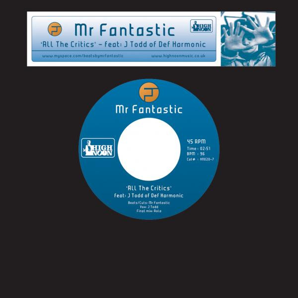 Mr Fantastic - All The Critics - Vinyl Record 7" image 1