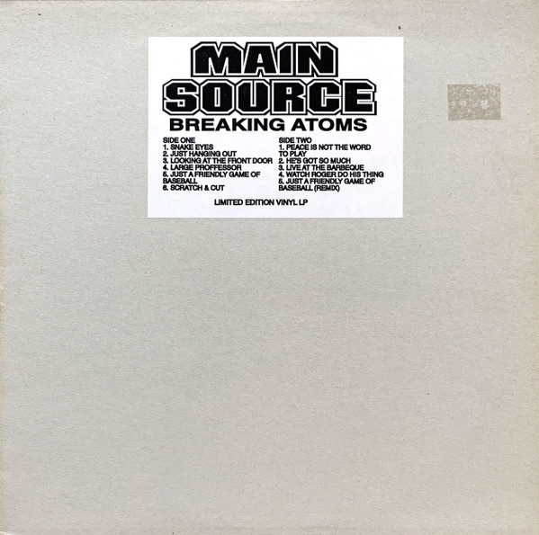 Main Source - Breaking Atoms - Vinyl Record image 1